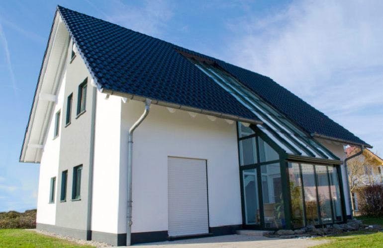 Massivhaus Edition-5 ID-Massivhaus von CASA Haus Ausbauhaus ab 124850€, Außenansicht 1