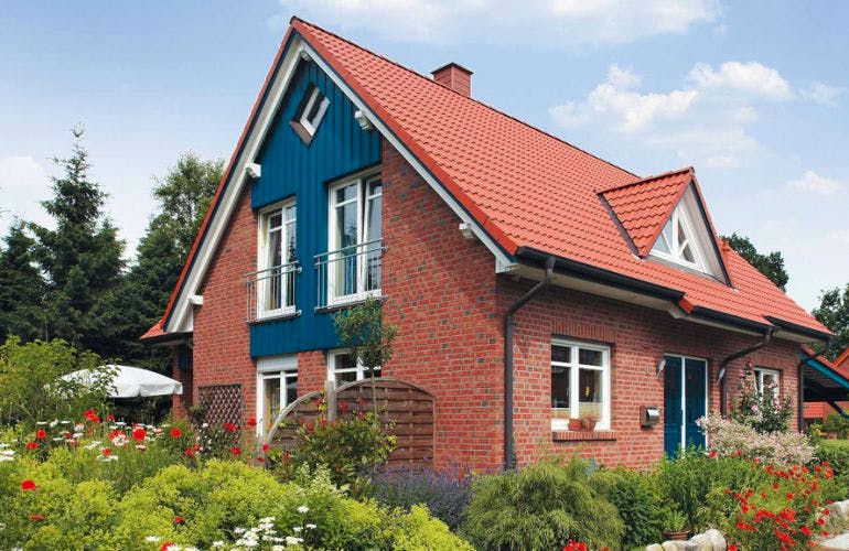 Massivhaus EFH Heinemann von Zaunmüller Massivhaus, Außenansicht 1