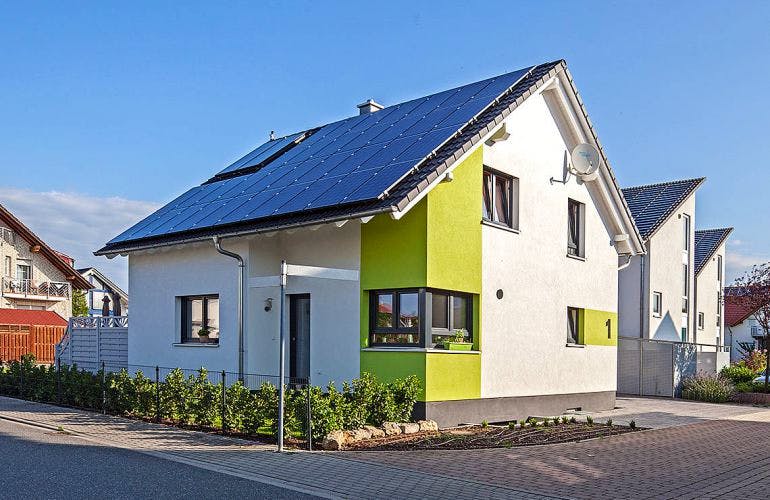 Massivhaus EFH Maiwald von Zaunmüller Massivhaus, Außenansicht 1