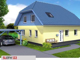 Massivhaus Einfamilienhaus 122 von SL Bau,  Außenansicht 2