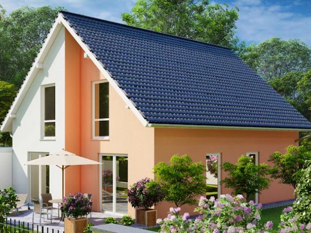 Massivhaus Einfamilienhaus BISMARK von Aktuell Bau,  Außenansicht 1