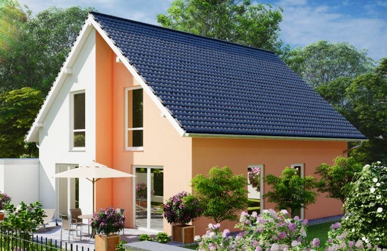 Massivhaus Einfamilienhaus BISMARK von Aktuell Bau, Außenansicht 1