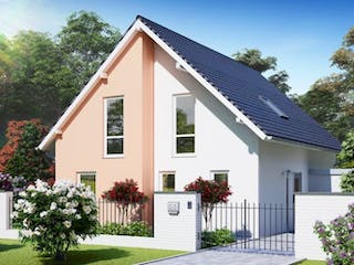 Massivhaus Einfamilienhaus BISMARK von Aktuell Bau,  Außenansicht 2