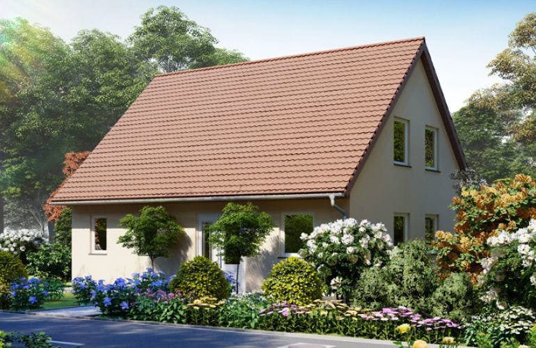 Massivhaus Einfamilienhaus EIFEL von Aktuell Bau, Außenansicht 1
