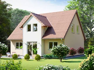 Massivhaus Einfamilienhaus EIFEL von Aktuell Bau,  Außenansicht 2