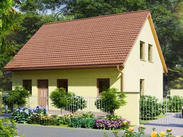 Massivhaus Einfamilienhaus FAMILY von Aktuell Bau,  Außenansicht 1