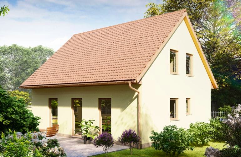 Massivhaus Einfamilienhaus FAMILY von Aktuell Bau, Außenansicht 2