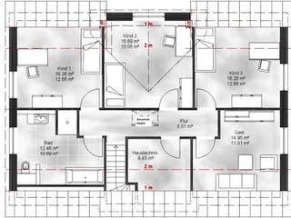 Massivhaus Einfamilienhaus Finn von Massive Wohnbau,  Grundriss 2