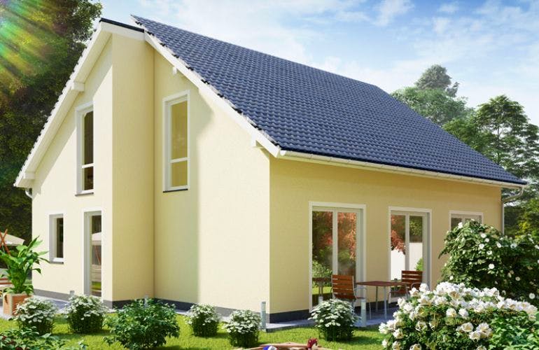 Massivhaus Einfamilienhaus GIFHORN von Aktuell Bau, Außenansicht 1
