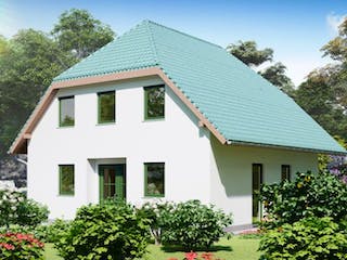 Massivhaus Einfamilienhaus HELMSTEDT von Aktuell Bau,  Außenansicht 1