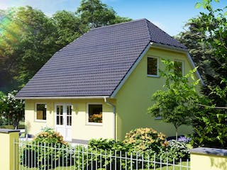 Massivhaus Einfamilienhaus HERMSDORF von Aktuell Bau,  Außenansicht 1