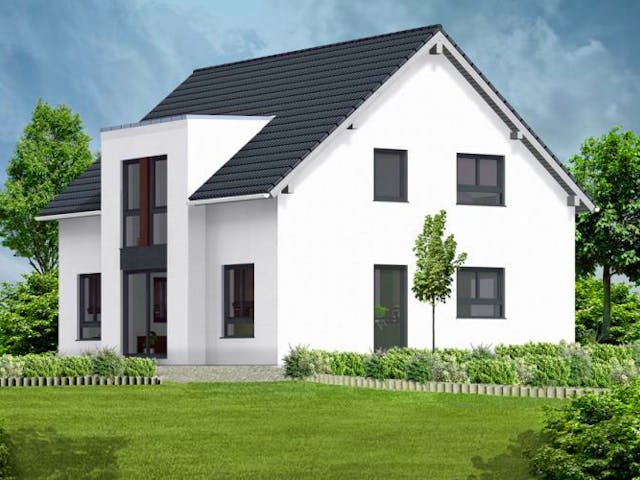 Massivhaus Einfamilienhaus Lenny von Massive Wohnbau,  Außenansicht 1