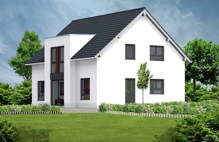 Massivhaus Einfamilienhaus Lenny von Massive Wohnbau, Außenansicht 1