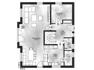 Massivhaus Einfamilienhaus Lenny von Massive Wohnbau,  Grundriss 2