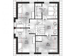 Massivhaus Einfamilienhaus Lenny von Massive Wohnbau,  Grundriss 1