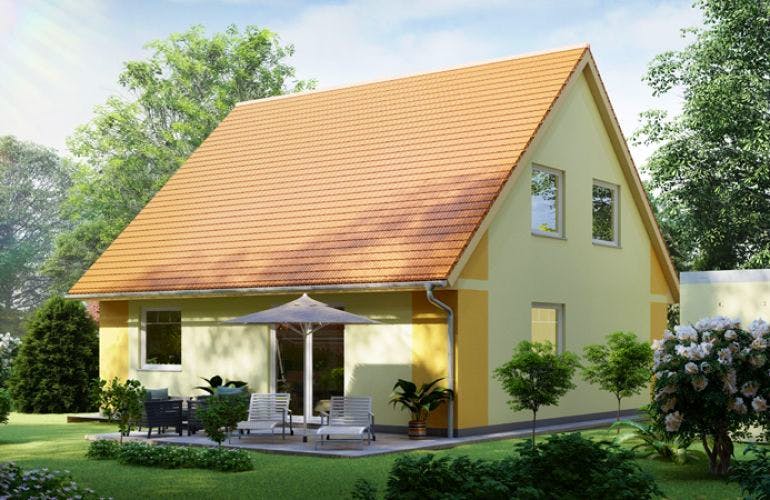 Massivhaus Einfamilienhaus MAGDEBURG von Aktuell Bau, Außenansicht 2