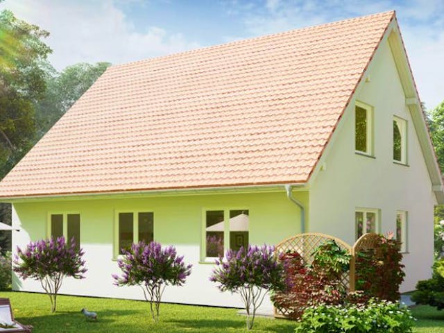Massivhaus Einfamilienhaus MAHLOW von Aktuell Bau,  Außenansicht 1