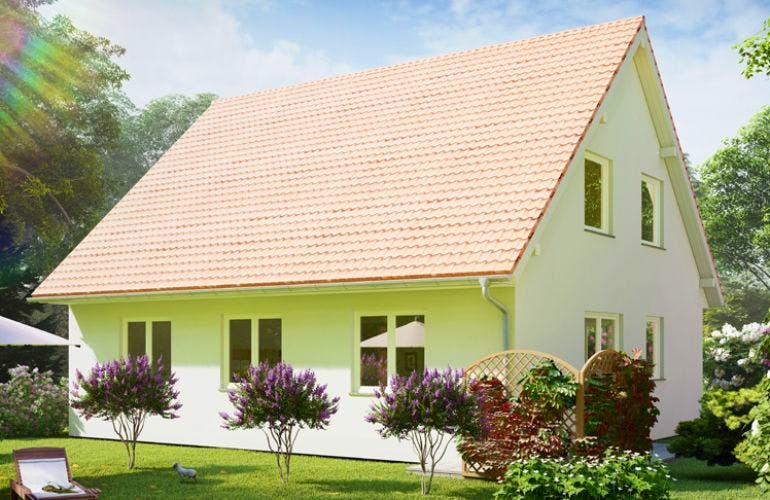 Massivhaus Einfamilienhaus MAHLOW von Aktuell Bau, Außenansicht 2