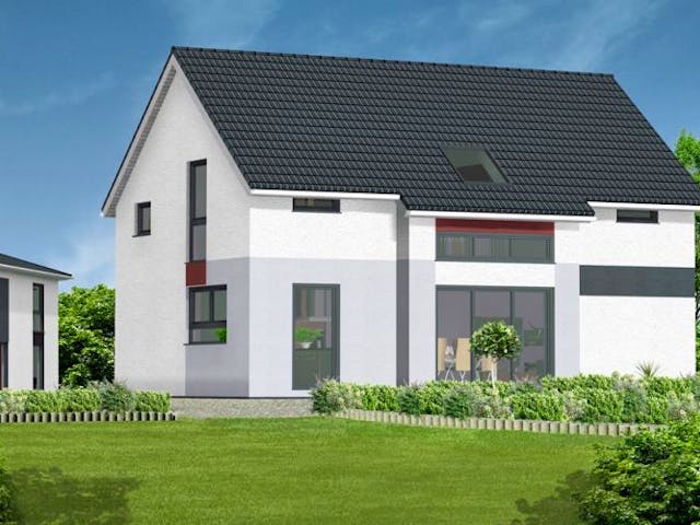Massivhaus Einfamilienhaus Mia von Massive Wohnbau,  Außenansicht 1
