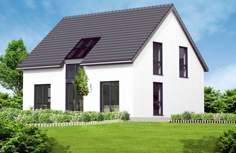 Massivhaus Einfamilienhaus Piet von Massive Wohnbau, Außenansicht 1