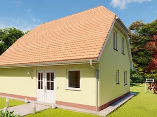 Massivhaus Einfamilienhaus RHEINSBERG von Aktuell Bau,  Außenansicht 1