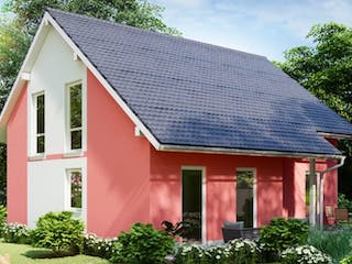Massivhaus Einfamilienhaus SAAROW von Aktuell Bau,  Außenansicht 1