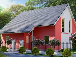 Massivhaus Einfamilienhaus SAAROW von Aktuell Bau, Außenansicht 2