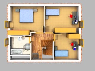 Massivhaus Einfamilienhaus-V007-SD-116-4 von Grundsteinhaus,  Grundriss 3