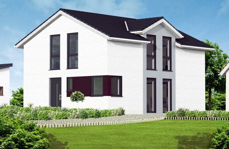 Massivhaus Einfamilienhaus Vanessa von Massive Wohnbau, Außenansicht 1