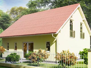 Massivhaus Einfamilienhaus WALDECK von Aktuell Bau,  Außenansicht 3