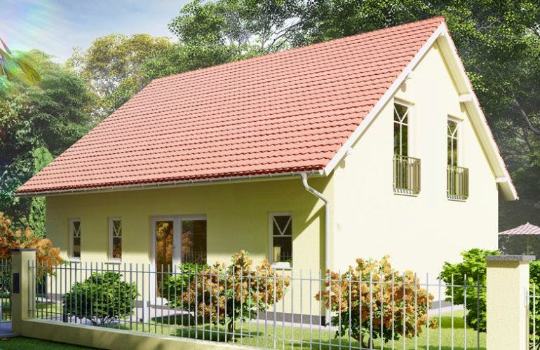 Massivhaus Einfamilienhaus WALDECK von Aktuell Bau, Außenansicht 1