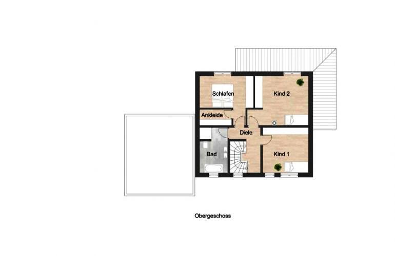 Massivhaus Familie Meyer von ISAR-Haus, Grundriss 1