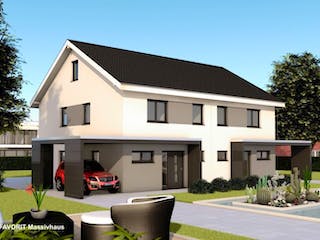Massivhaus Finesse 110 von FAVORIT Massivhaus (alt) Schlüsselfertig ab 229020€,  Außenansicht 1
