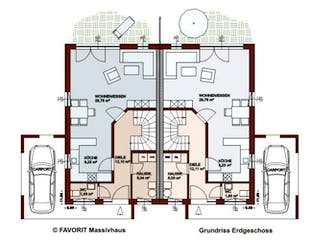 Massivhaus Finesse 110 von FAVORIT Massivhaus (alt) Schlüsselfertig ab 229020€,  Grundriss 3