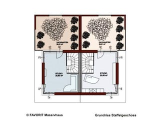Massivhaus Finesse 166 von FAVORIT Massivhaus (alt) Schlüsselfertig ab 271320€,  Grundriss 2