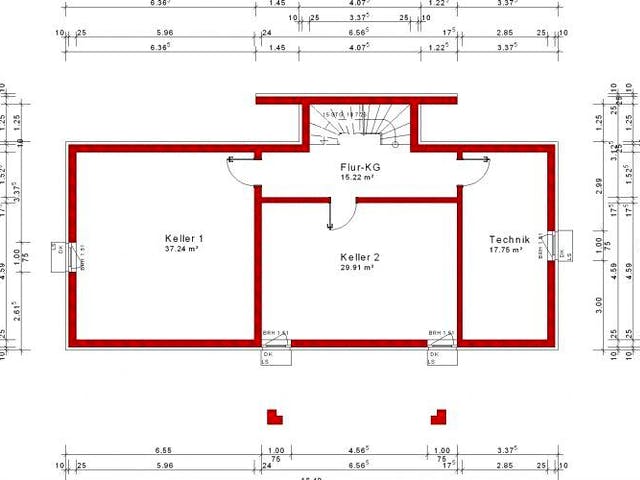 Massivhaus Flachdach Version 21 von Grundsteinhaus Schlüsselfertig ab 234500€, Stadtvilla Grundriss 3