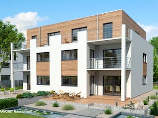 Massivhaus Format 5-484 von FAVORIT Massivhaus (alt) Schlüsselfertig ab 902460€,  Außenansicht 1