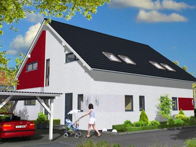 Massivhaus Frankfurt 109 von PRO-IM Neo,  Außenansicht 1