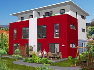 Massivhaus Frankfurt 156 von PRO-IM Neo,  Außenansicht 2