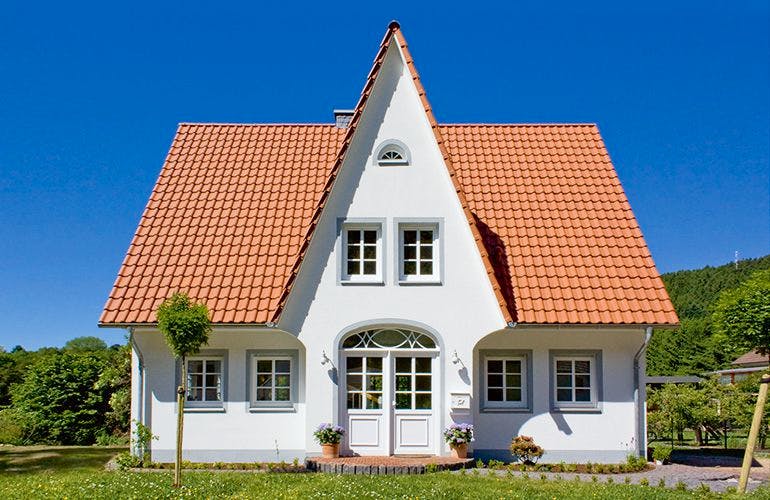 Massivhaus Friesenhaus 140 von ECO System HAUS, Außenansicht 1