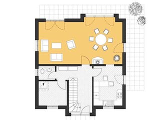 Massivhaus Friesenhaus 145 von ROTH-MASSIVHAUS,  Grundriss 2
