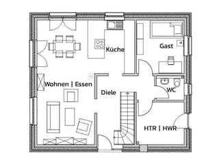 Massivhaus FUN von Kagebau,  Grundriss 2