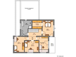 Massivhaus FUTURA BAUHAUS von Kern-Haus Chemnitz Schlüsselfertig ab 416900€, Cubushaus Grundriss 2