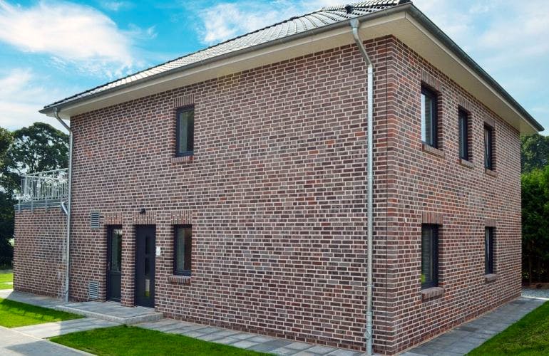 Massivhaus GENERATION von Kagebau, Stadtvilla Außenansicht 1