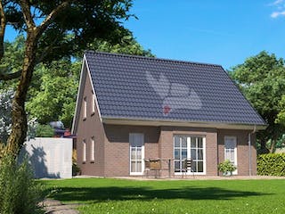 Massivhaus Haus Birke 128 von Baufuchs-Massivhaus Schlüsselfertig ab 224400€,  Außenansicht 1