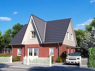 Massivhaus Haus Birke 140 von Baufuchs-Massivhaus Schlüsselfertig ab 241400€,  Außenansicht 2