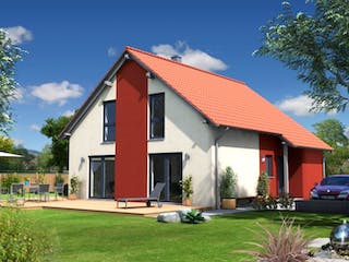 Massivhaus Haus Classic von ÄSTHETIK-HAUS Schlüsselfertig ab 224280€, Außenansicht 2