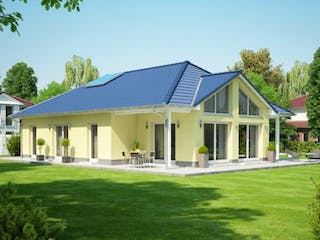 Massivhaus Ideal 1600 M von KONZEPTHAUS, Bungalow Außenansicht 1