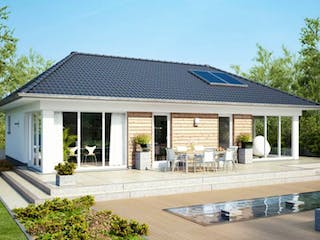 Massivhaus IDEAL 2000 (inactive) von KONZEPTHAUS, Bungalow Außenansicht 1