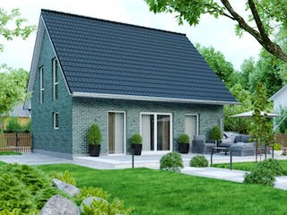 Massivhaus IL-1-129 von Elbe-Haus,  Außenansicht 2